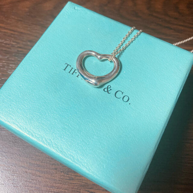 TIFFANY オープンハート ネックレス