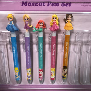 ディズニー(Disney)のディズニー プリンセス  マスコットペン 10本　キャラクターペン(ペン/マーカー)