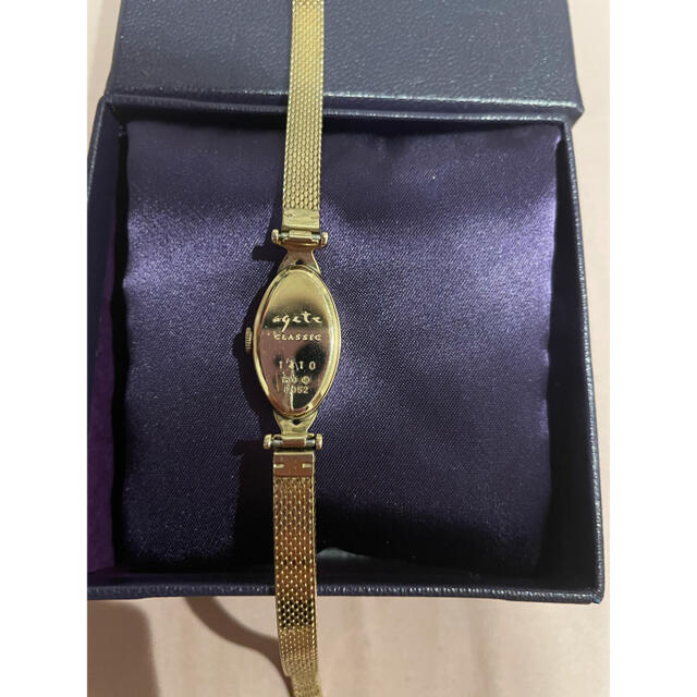 agete(アガット)の美品 agete classic K10アガット クラシック　シャンパンゴールド レディースのファッション小物(腕時計)の商品写真