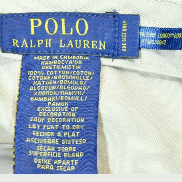 POLO RALPH LAUREN(ポロラルフローレン)の952 新品 ラルフローレン キャップ メンズの帽子(キャップ)の商品写真