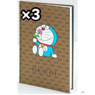 グッチ(Gucci)のCanCan GUCCI×ドラえもん　コラボノート　3個セット(ノート/メモ帳/ふせん)