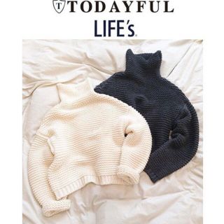 トゥデイフル(TODAYFUL)の2つ　セット売り　ローゲージハイネックニット　TODAYFUL(ニット/セーター)