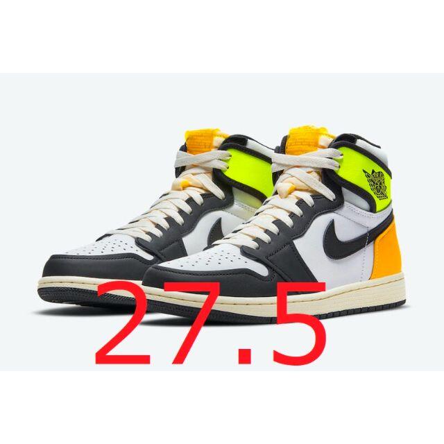 275cm商品状態定価以下 NIKE AIR JORDAN 1 VOLT GOLD 27.5 - スニーカー