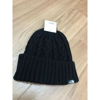 ザノースフェイス(THE NORTH FACE)のノースフェイス　ニット帽　新品　ブラック(ニット帽/ビーニー)