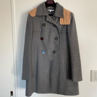 カルヴェン(CARVEN)の【kobean様専用】CARVEN 　フード付きウールカシミヤPコート(ロングコート)