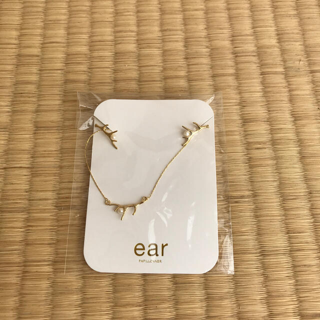 ear PAPILLONNER(イアパピヨネ)のピアス　ネックレス　セット レディースのアクセサリー(ピアス)の商品写真