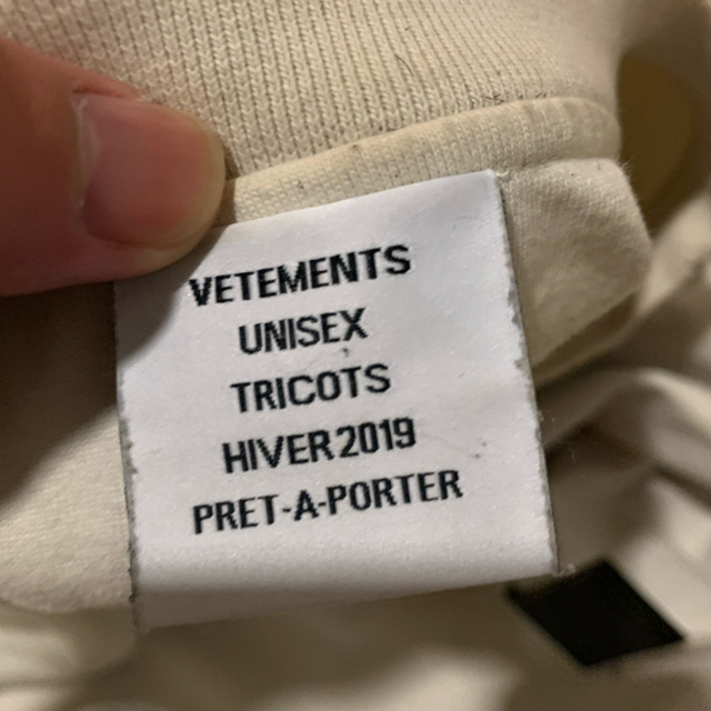 Balenciaga(バレンシアガ)のvetements inside-out ロングTシャツ　登坂着用 メンズのトップス(Tシャツ/カットソー(七分/長袖))の商品写真