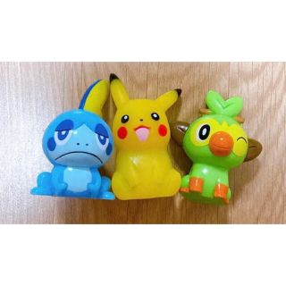 新品未使用 ポケモン ソフビ 人形すくい 3点セット(キャラクターグッズ)