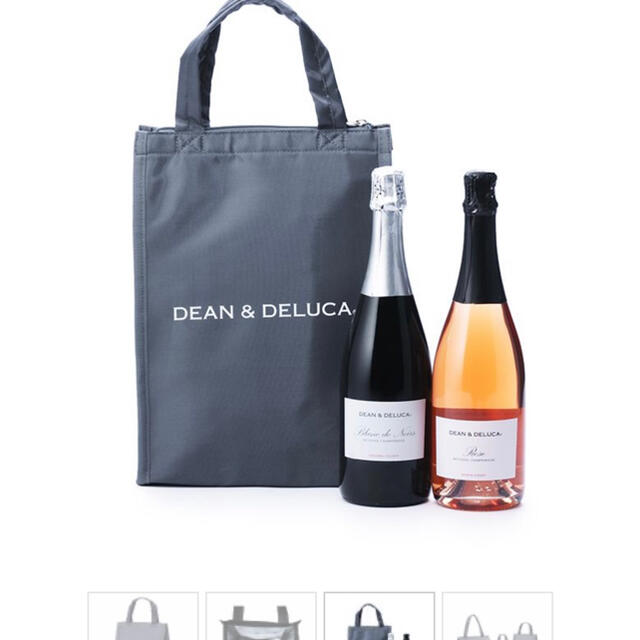 DEAN & DELUCA(ディーンアンドデルーカ)のDEAN&DELUCA 保冷 バッグ グレー M レディースのバッグ(エコバッグ)の商品写真