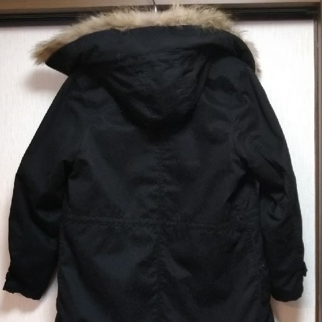 NICE CLAUP(ナイスクラップ)のモッズコート 防寒着 黒 レディースのジャケット/アウター(モッズコート)の商品写真