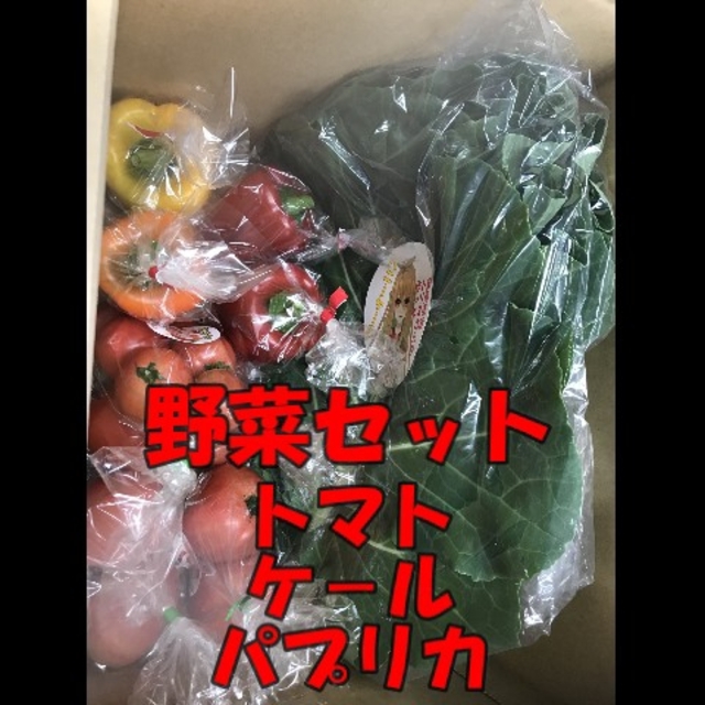 静岡県産野菜セット(トマト、パプリカ、ケール) 食品/飲料/酒の食品(野菜)の商品写真