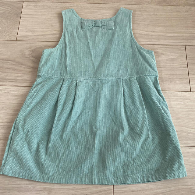 Combi mini(コンビミニ)の【専用です】Combi mini コーデュロイ ワンピース 100cm キッズ/ベビー/マタニティのキッズ服女の子用(90cm~)(ワンピース)の商品写真