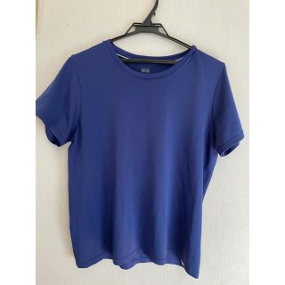 ユニクロ(UNIQLO)の【UNIQLO】ドライクールネックT 半袖　XL(Tシャツ(半袖/袖なし))