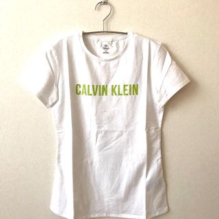 カルバンクライン(Calvin Klein)のCALVINKLEIN ロゴ　Tシャツ　白　カルバンクラインパフォーマンス(Tシャツ/カットソー(半袖/袖なし))