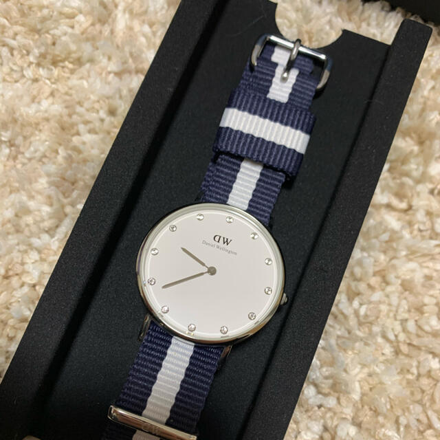 Daniel Wellington(ダニエルウェリントン)の美品　ダニエルウェリントン Classy Glasgow シルバー 34mm レディースのファッション小物(腕時計)の商品写真