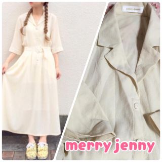 メリージェニー(merry jenny)のmerryjenny♡美品シャツワンピ(ロングワンピース/マキシワンピース)