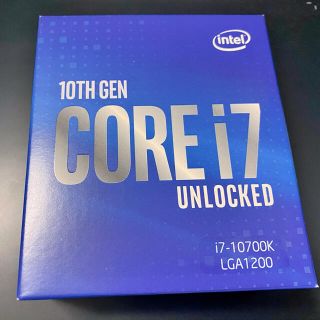 インテレクション(INTELECTION)の【新品未開封】Intel CPU Core i7-10700K(PCパーツ)