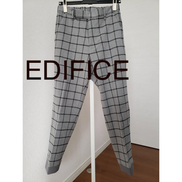 EDIFICE(エディフィス)のEDIFICE】メンズ】テーパードパンツ】サイズ42】アンクル丈 メンズのパンツ(チノパン)の商品写真