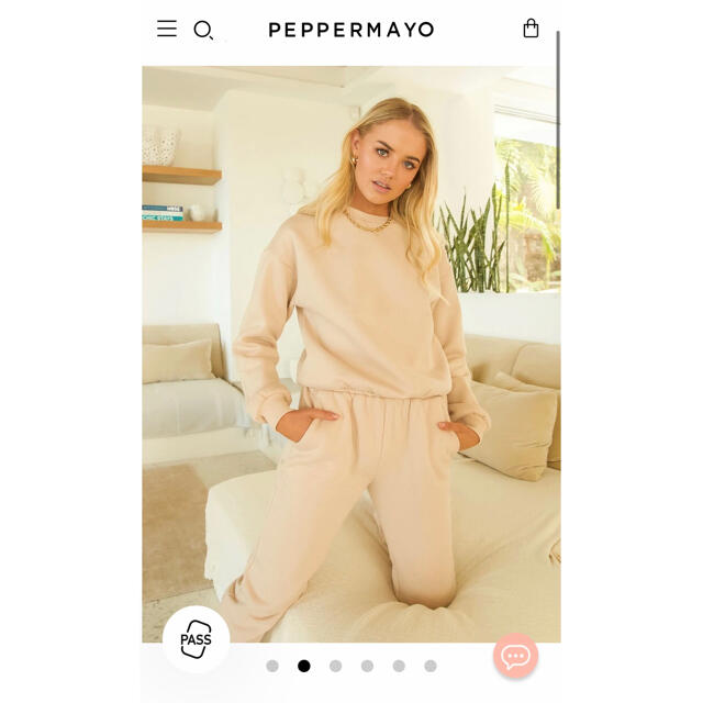 【summer様専用】peppermayo セットアップ  レディースのトップス(トレーナー/スウェット)の商品写真