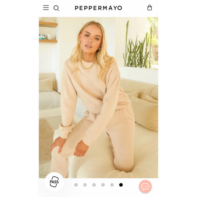 【summer様専用】peppermayo セットアップ  レディースのトップス(トレーナー/スウェット)の商品写真