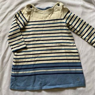 プチバトー(PETIT BATEAU)のプチバトー　ワンピース　36m95cm(ワンピース)