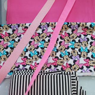 ♡ちえ様専用♡入園グッズ　カラフルミニー　通園バッグ　上履き入れ(通園バッグ)