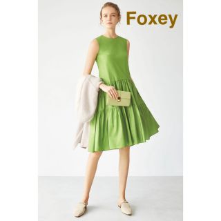 フォクシー(FOXEY)のお値下げしました。美品⭐︎FOXEYフォクシー新タグ⭐︎ホーリードレスII(ひざ丈ワンピース)