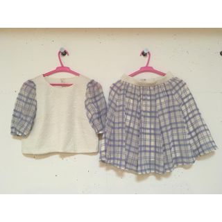 ジルスチュアート(JILLSTUART)のジル♡moreコラボ♡セットアップ(ひざ丈ワンピース)