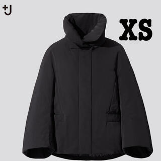 ユニクロ(UNIQLO)のユニクロ　ハイブリッドダウンジャケット　XS ブラック　新品　プラスJ(ダウンジャケット)