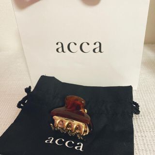 アッカ(acca)のacca クリップ ブラウン(バレッタ/ヘアクリップ)