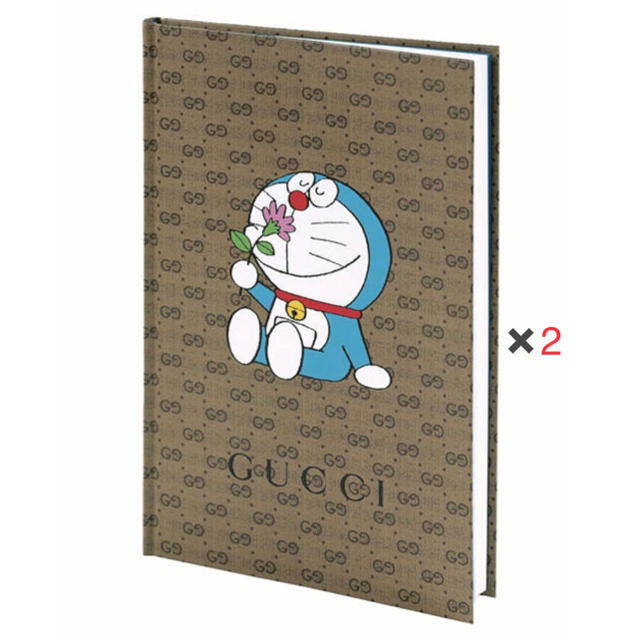 新品未開封　CanCam ドラえもん×GUCCIコラボノート エンタメ/ホビーのおもちゃ/ぬいぐるみ(キャラクターグッズ)の商品写真