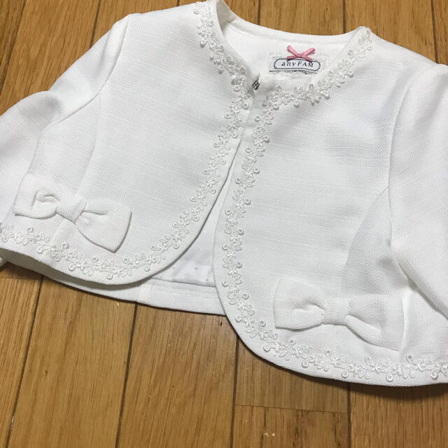 mikihouse(ミキハウス)のエニファム　入学式　ボレロ キッズ/ベビー/マタニティのキッズ服女の子用(90cm~)(ワンピース)の商品写真