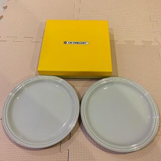 ルクルーゼ(LE CREUSET)の新品 ル・クルーゼ☆ラウンドプレート19cm☆２枚(食器)