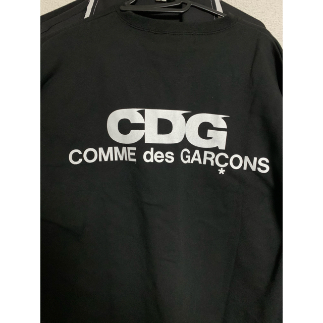 COMME des GARCONS - コム・デ・ギャルソン 黒 スウェット トレーナー ...