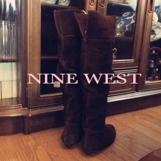 ナインウエスト(NINE WEST)のNINE WEST♡本革スエードニーハイ(ブーツ)