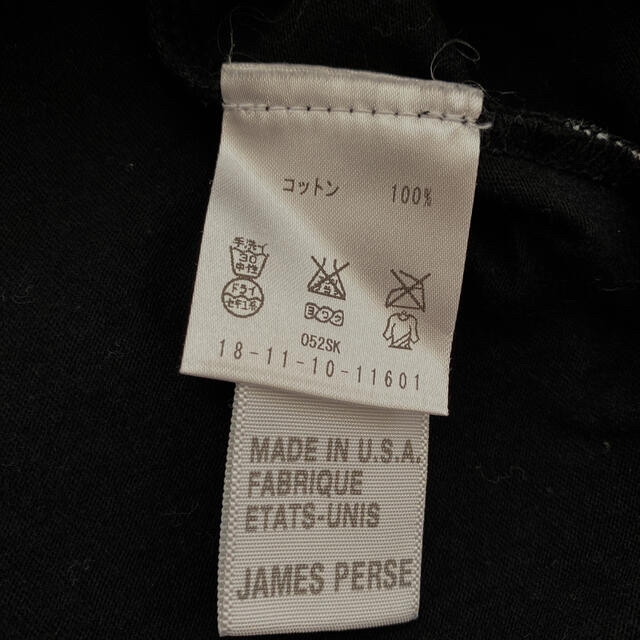 JAMES PERSE(ジェームスパース)の新品JAMES PERSE メンズTシャツ　 メンズのトップス(Tシャツ/カットソー(半袖/袖なし))の商品写真