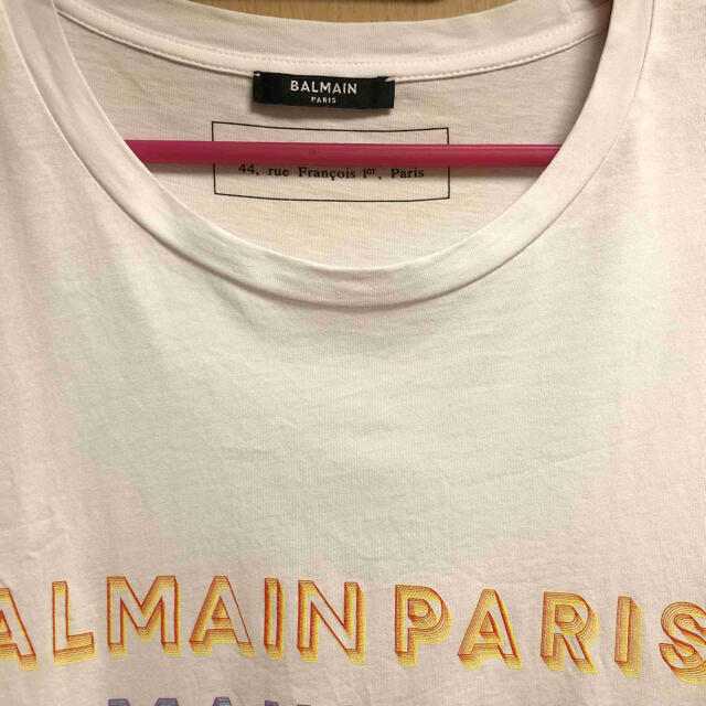 BALMAIN(バルマン)の国内正規 20SS BALMAIN バルマン マルチカラー  ロゴ Tシャツ メンズのトップス(Tシャツ/カットソー(半袖/袖なし))の商品写真