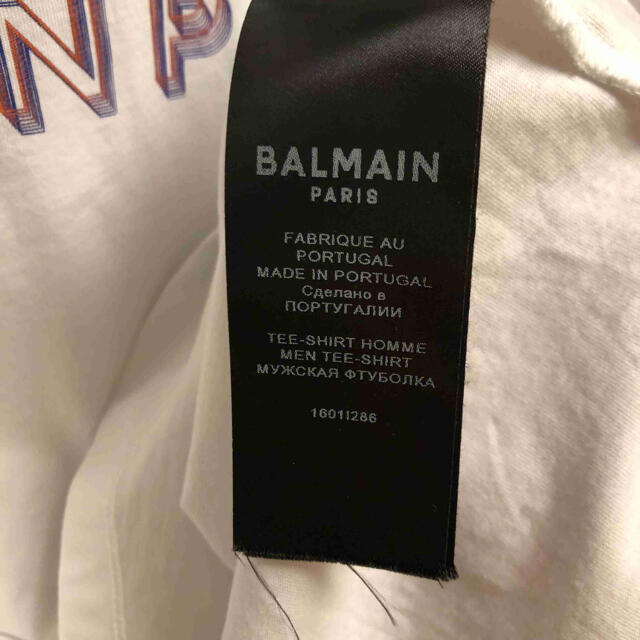 BALMAIN(バルマン)の国内正規 20SS BALMAIN バルマン マルチカラー  ロゴ Tシャツ メンズのトップス(Tシャツ/カットソー(半袖/袖なし))の商品写真