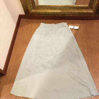 ジーユー(GU)の新品タグ付き　ニットスカート(ひざ丈スカート)