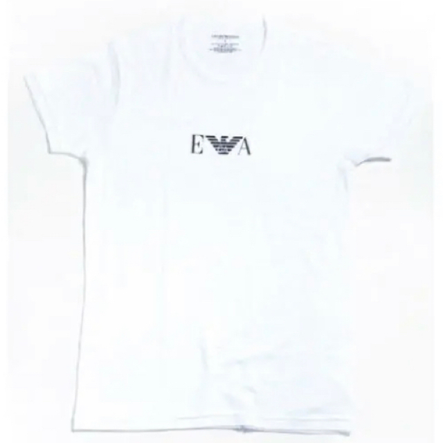 Emporio Armani(エンポリオアルマーニ)の【新品】白　Mエンポリオ アルマーニ Ｔシャツ 半袖 ブランド メンズのトップス(Tシャツ/カットソー(半袖/袖なし))の商品写真