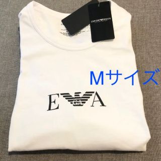 エンポリオアルマーニ(Emporio Armani)の【新品】白　Mエンポリオ アルマーニ Ｔシャツ 半袖 ブランド(Tシャツ/カットソー(半袖/袖なし))