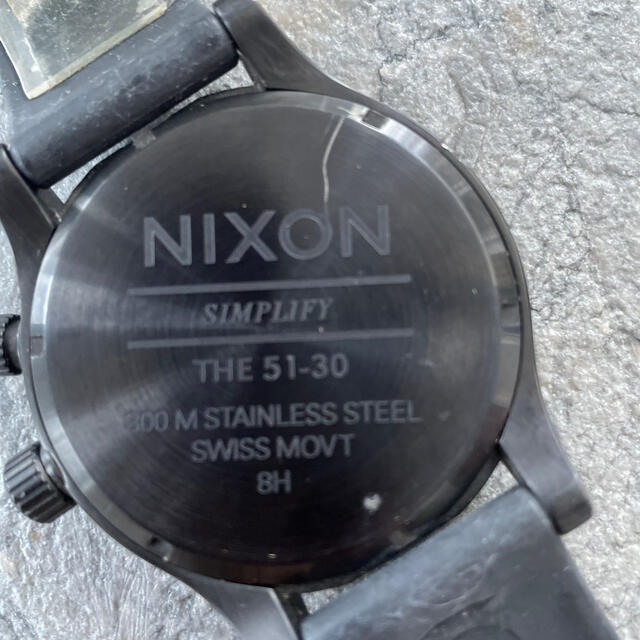 NIXON Nixon 腕時計 ジャンク 51-30 PUの通販 by mhki's shop｜ニクソンならラクマ