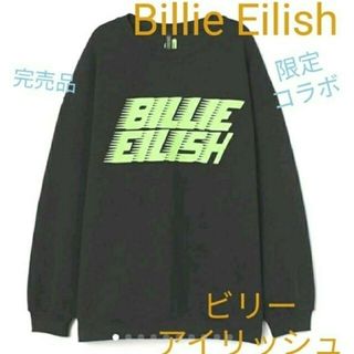 エイチアンドエム(H&M)のBillie Eilish 完売品 レア トレーナー Black XS(パーカー)