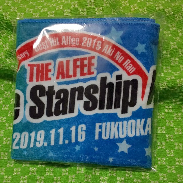 THE ALFEE 2019年秋の乱 ご当地タオルマフラー 福岡 エンタメ/ホビーのタレントグッズ(ミュージシャン)の商品写真