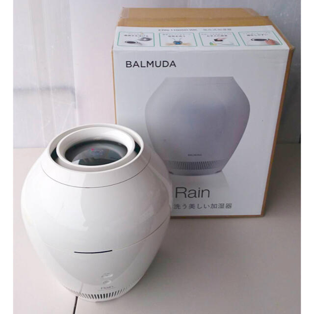 BALMUDA バルミューダ 気化式加湿器 RAIN ERN-1100SD-WK