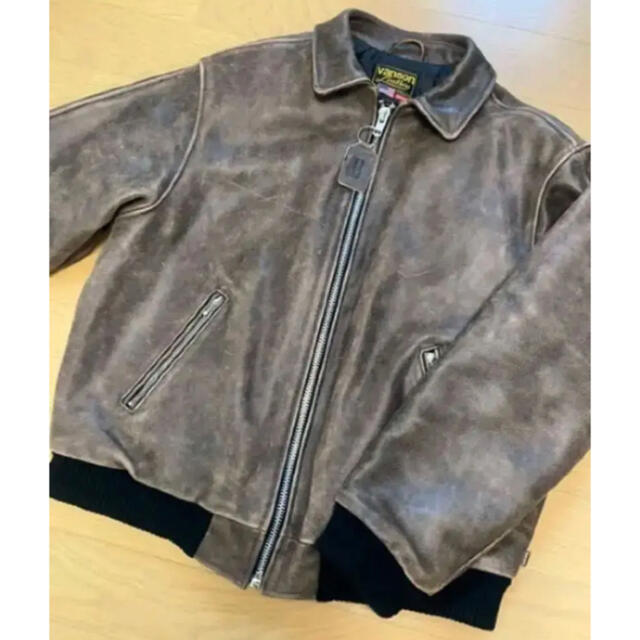 Supreme(シュプリーム)のSupreme Vanson Worn Leather Jacket メンズのジャケット/アウター(レザージャケット)の商品写真