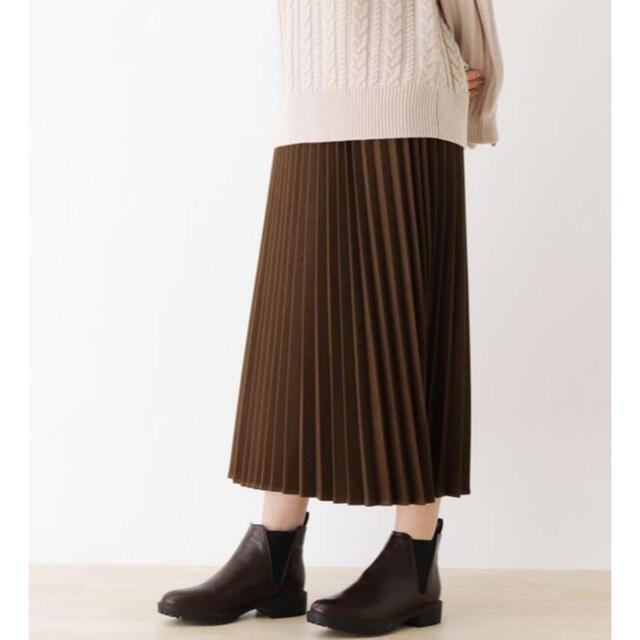 SHOO・LA・RUE(シューラルー)のSHOO・LA・RUE ウール調プリーツスカート レディースのスカート(ロングスカート)の商品写真