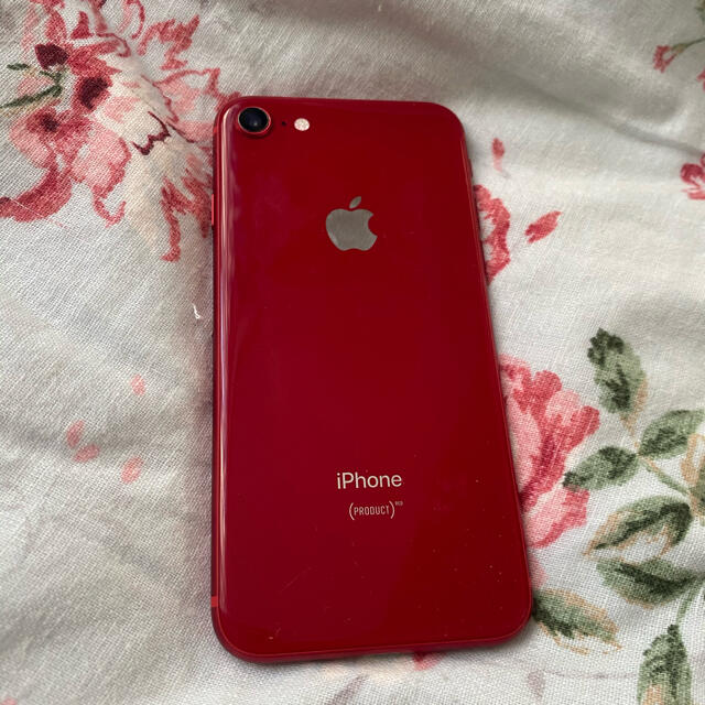 iPhone8 赤　美品　レッド
