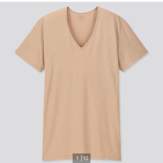 ユニクロ(UNIQLO)のユニクロ　ヒートテック　肌着　ベージュ　M(その他)