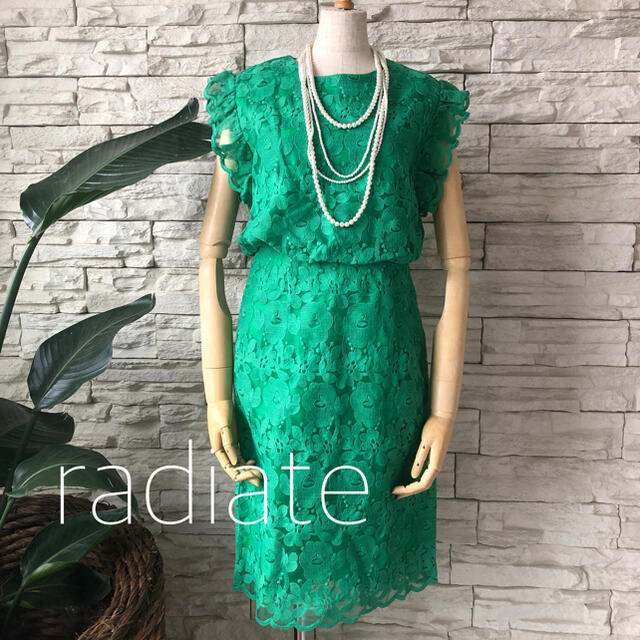 SCOT CLUB - 新品2.1万☆radiate フラワーレースワンピース パーティ
